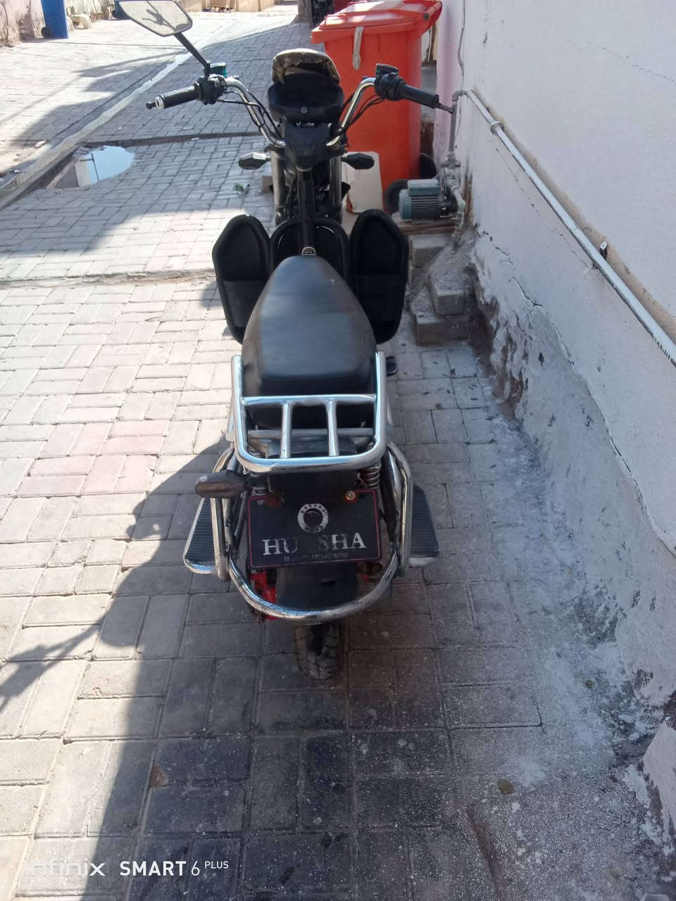 بسم الله الرحمن الرحيم ماطور هيوشه موديل 23 بطاريات وتقرا 11 11 ونص بعد الجديده ولك الفحص سعره 350 قفل

نص مكتوب في الصور:
- Infinix SMART 6 PLUS