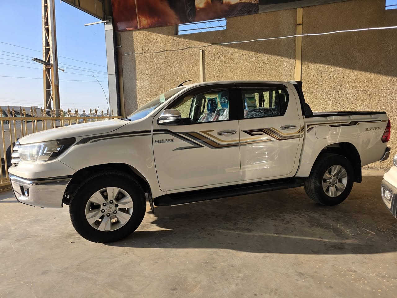 Toyota HILUX
تيوتا هايلوكس فور ويل موديل 2020
شركة ساز 

رقم بغداد ٢٠٢٠

السعر ٢٥٨ 

كير اوتوماتيك 

كشنات تبريد تبريد لمس 

كفالة عامة عدا رصعة بينة BDR

كير مكينة مكفولات السيارة كلشي موضح بل الصور سونار عدد ٢ موجود 2

للاستفسار الاتصال على الرقم 

***********

***********
