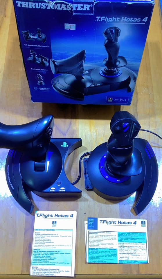 T-FLIGHT HOTAS 4 • عصا تحكم طيران • متوافق PS4/PS5/PC