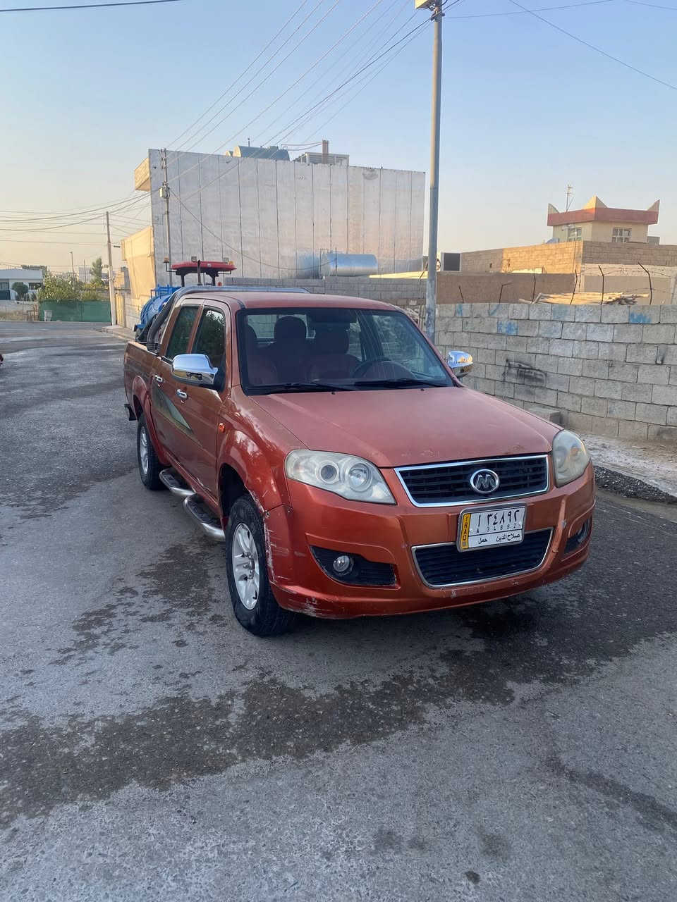 پیکاب سکای مۆدێل ٢٠١٣  سەنەوی پلاستیک ئەوەلیاتی بەشەرت گێرو مەکیەنەی بەشەرت سەیارەکە زۆر جایزە شاشە ئایپات چوار تایەی مەزبوت  نرخەکەشی ٣٢$ گەڵاو کەمێ مەجال …. چەمچەمال 
***********
