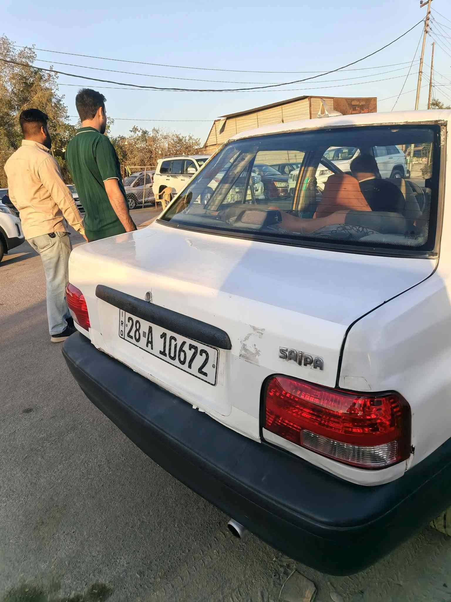 سايبه 11 نضيفه حداديه وشواصي جدد فقط بوربرن خلفي وبلكات بيها معجون بتكم تحويل مباشر 20 وبيها مجال مكاني كربلاء ***********
