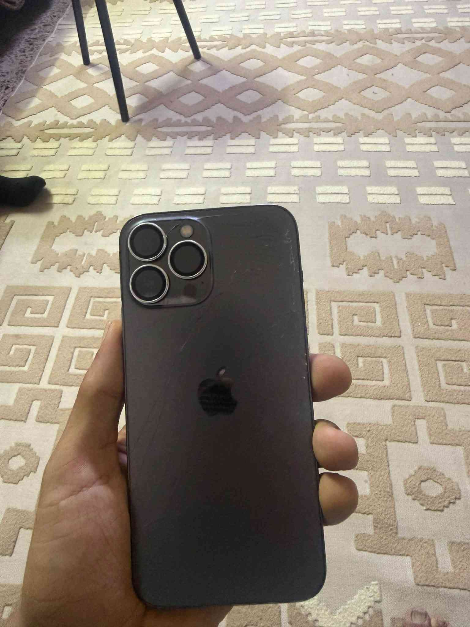 ايفون ١٣ برو ماكس • بطارية وشاشة مبدلة • حي العامل