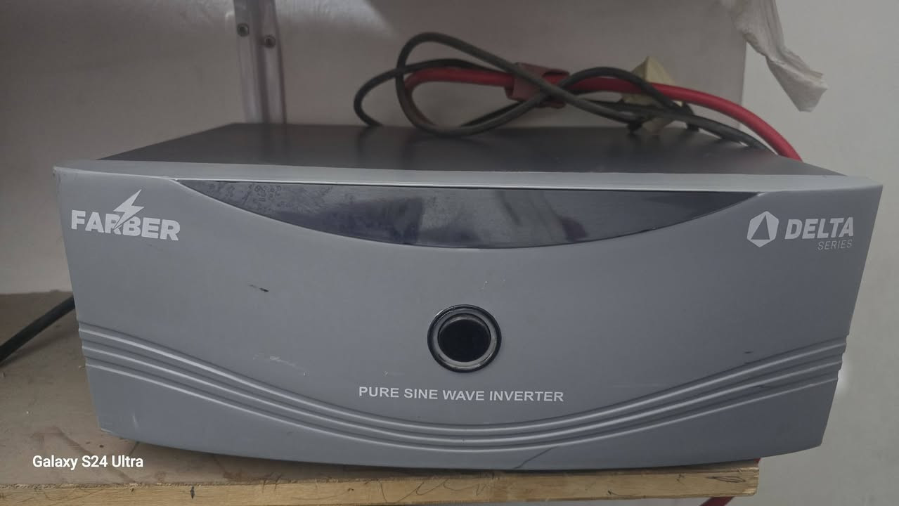 🔥 للبيع – إنفرتر FAKBER + شاحن بطارية NEXPEAK 🔥
⚡ FAKBER DELTA Series – Pure Sine Wave
قدرة 1500VA
بطارية 12V DC
خرج 180–220V / 50Hz
Pure Sine Wave
يدعم وضع UPS / Normal
بيه مروحة تبريد
مناسب للبيت والأجهزة الإلكترونية حسب الحمل.
🔋 شاحن NEXPEAK NC101
شاحن ذكي 12V
يدعم بطاريات 4Ah إلى 100Ah
شحن + صيانة + Repair
شاشة رقمية لمتابعة الشحن.
📸 الجهازين نفس الموجودين بالصور ✅ البيع سوه
✅ الفحص عند المشتري
💰 السعر: 150 ألف 
📍 المكان: [بغداد] 
📞 للتواصل: [***********]
للجادين فقط، والبيع نقداً
