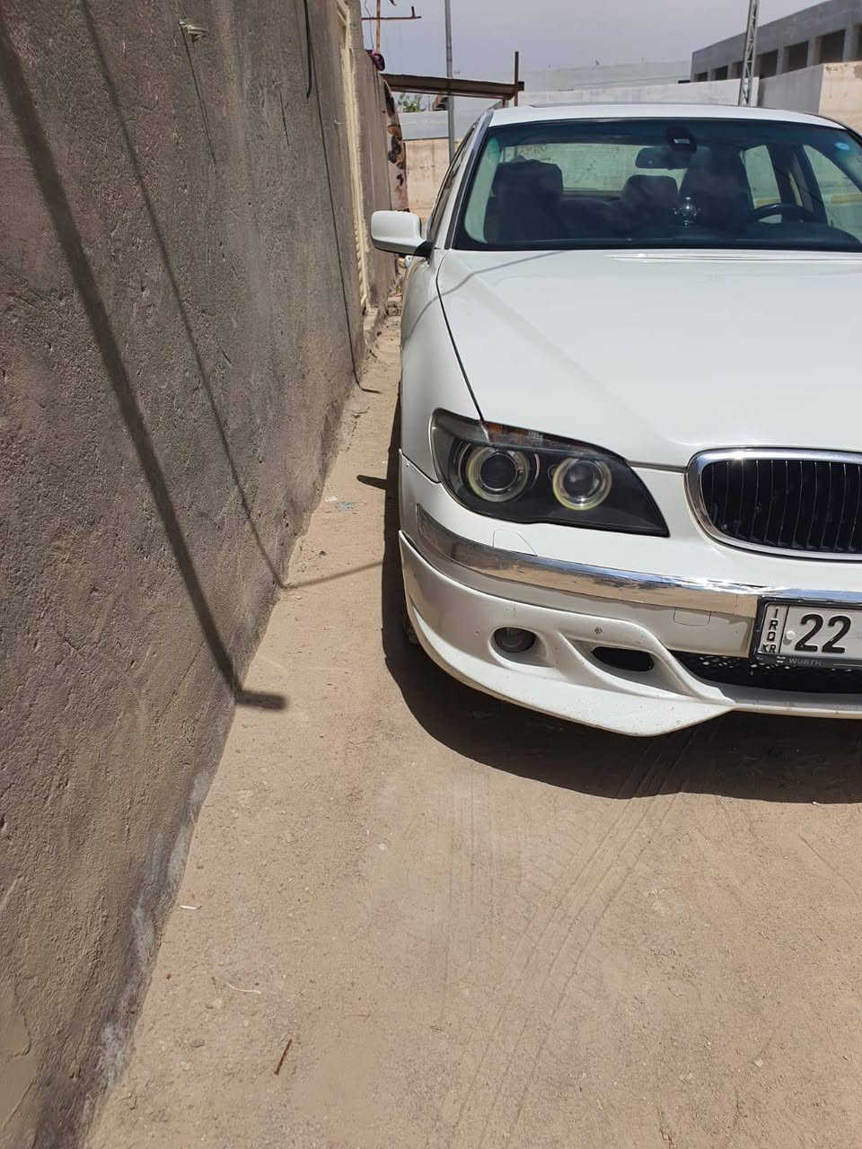 السلام عليكم باخره موديل ٢٠٠٨ سيارة خليجي BMW بيها طخات ومبدل باب فقط نفس الون سيارة صوليه رقم أربيل مداور ثاني يوم السعر 132 وبيه مجال مكان السياره ناصريه رقم صاحب لسياره ***********
