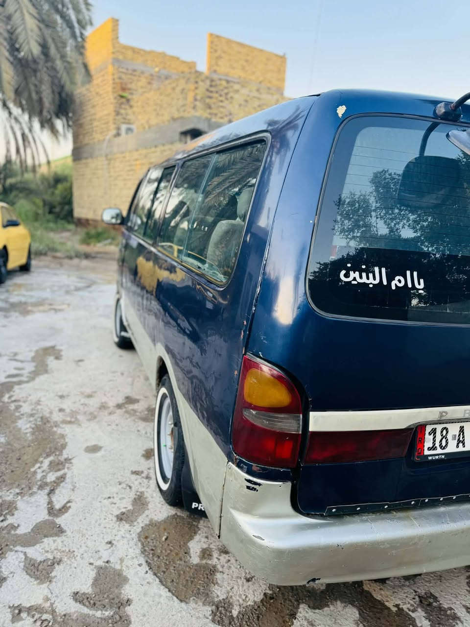 السلام عليكم بريحو للبيع موديل1998حداديه شادها جديده  كير واكسل نضيفات مكينه بيها دخان بدون تنقيص مكاني حله سياره بيها شخوط بصفحه طويله *********** مكاني حله بابل
