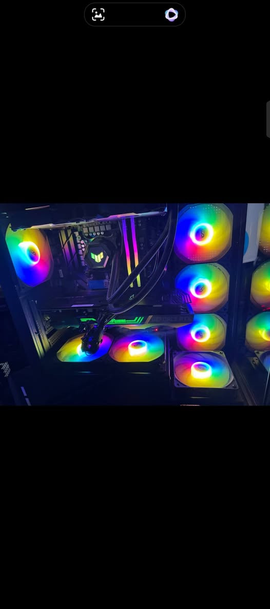 السلام عليكم للبيع
🟢مواصفات🟢

M.B: Gigabyte B760 DS3H DDR4

G.C: RTX 3070Ti ZOTAC TRINITY OC 8GB

CPU: iNTEL i5 12400F 

RAM: DELTA T.FORCE 16GB (8*2) 3200MhZ 

HARD:  NVME 256GB

HARD:  1TB HDD

COOLER: LIQUID COOLER ASUS TUF GAMING LC240 ARGB

POWER: FSP HYDRO PRO 800W BRONZE

CASE: DARKFLASH DS900 7FAN
***********

نص مكتوب في الصور:
- ٢٠٢٦/٠٨/٠٧
- ٠١:٤٤ م