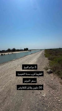 النعيمية الفلوجة • ٣ دوانم • فرصة استثمارية