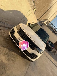 رانج روفر فوك 2018 خليجي سردار  Hse v6  بيه فقط صبغ اصبعين باب الصدر  ...