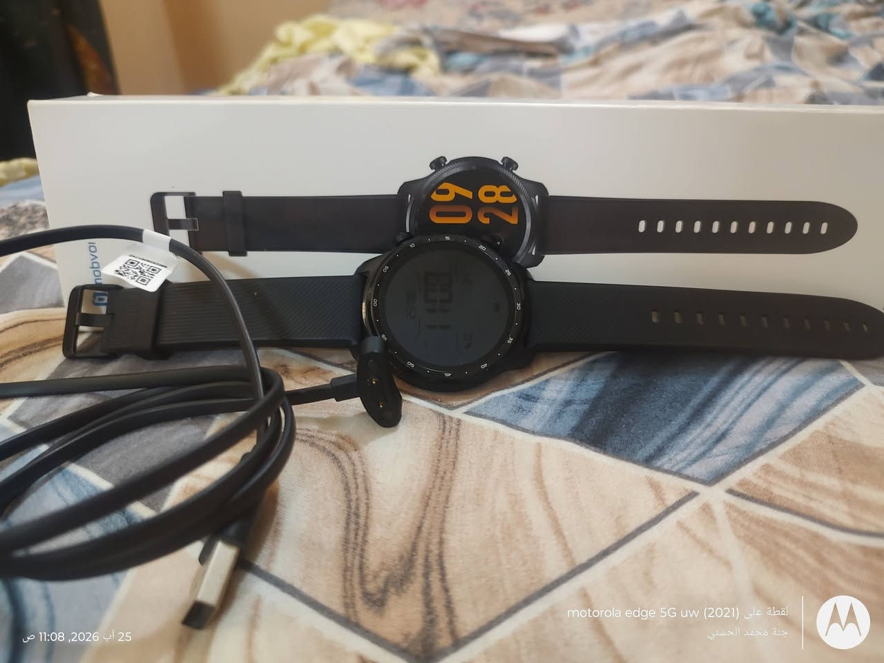 من رخصة الادمن ساعة ticwatch 3pro ultra gps للبيع مستخدم نظيف استخدام أيام مع كافة ملحقاتها السعر 100 الف وبالامكان المراوس *********** واتس اب واني بالخدمة
