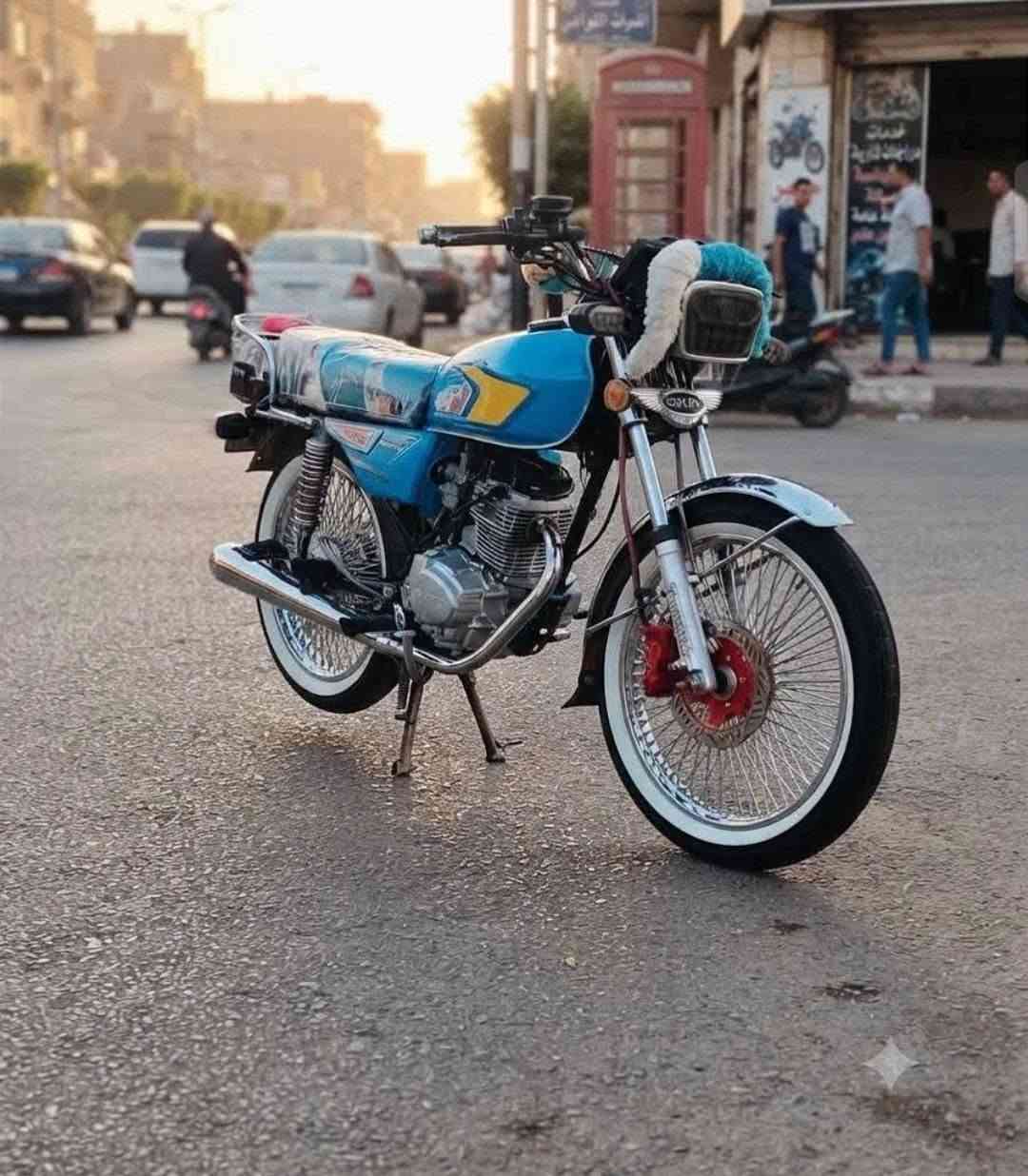 سلام عليكم 
دراجه للبيع أو مراوس 2025 أوراق كامله والعنده لا يقصر 
لون سمائي دراجه نضيفه ومجمبزه 
العنوان ديالى بعقوبة تقاطع الساده 
السعر خاص 
***********
