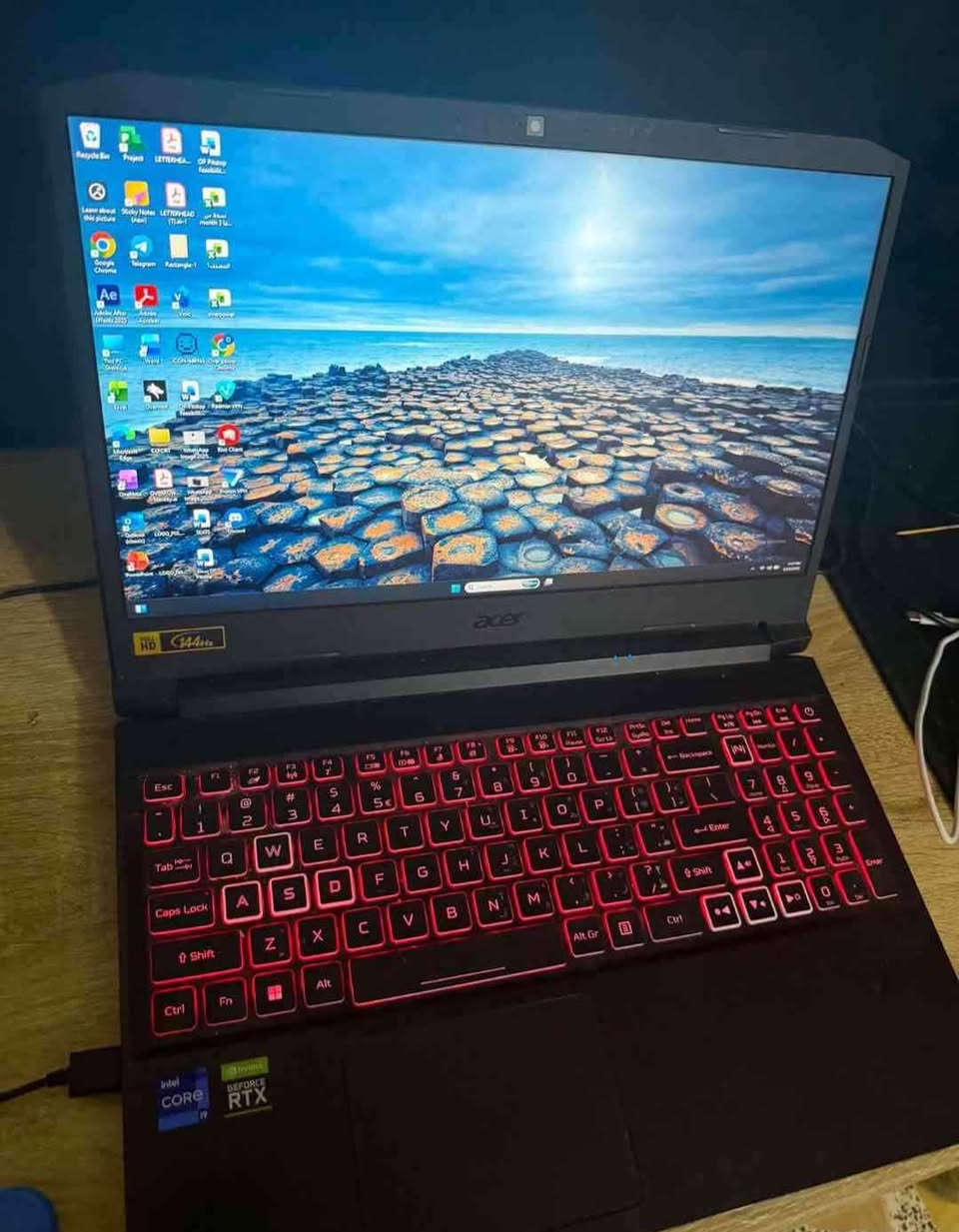 🔥 **للبيع | Acer Nitro 5 Gaming Laptop** 🔥

💻 جهاز قوي للألعاب والعمل والتصميم، بمواصفات ممتازة وأداء عالي:

🎯 **المواصفات:**
• Intel Core **i9-11900H – الجيل 11**
• NVIDIA GeForce **RTX 3060 6GB – 115W** 🎮
• RAM **16GB DDR4**
• **512GB NVMe SSD**
• شاشة **15.6" FHD IPS – 144Hz** ⚡
• 🔋 **Battery Health: 90%**
• 📦 **الكارتون الأصلي + الملحقات الأصلية**

🚀 مناسب للألعاب الثقيلة، التصميم، المونتاج، الهندسة والبرامج الاحترافية.

💰 **السعر: 1,199,000 دينار عراقي**
📞 **للاستفسار والتواصل: *************

🔥 جهاز جاهز للشغل واللعب — أداء قوي ومواصفات تستاهل! بغداد, العراق
