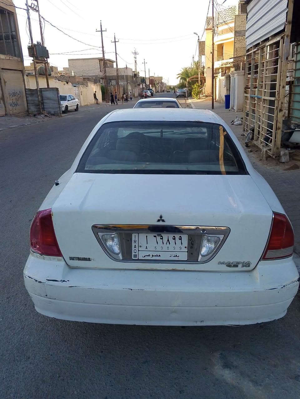 ميسبوشي ماكنا بغداد تحويل سنوية لل27 يردلها ترتيب سيارة الك يمي راعي واصوليات  مراوس حسب القناعة مكينة بيها خربطه 6 سلندر كير اوتو  مراوس فقط حسب القناعه غرفه جلد كهرباء 
كامره خلفية بلاد 
مري كهربائيه بلاد  
جام كهرباء بلاد  
سلايت روف
