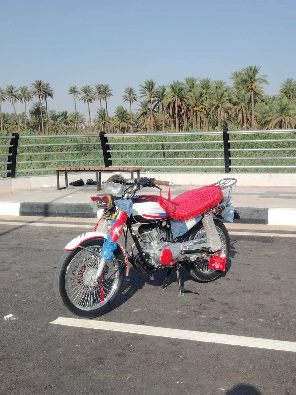 سلام عليكم دراجه للبيع ناميبرو هونزدا 125ccدراجه موديل 26بعده صفر 5000ماشيه  اي عيب مابيهه مكاني خانقين هاذه رقمي‏‪***********‬‏
