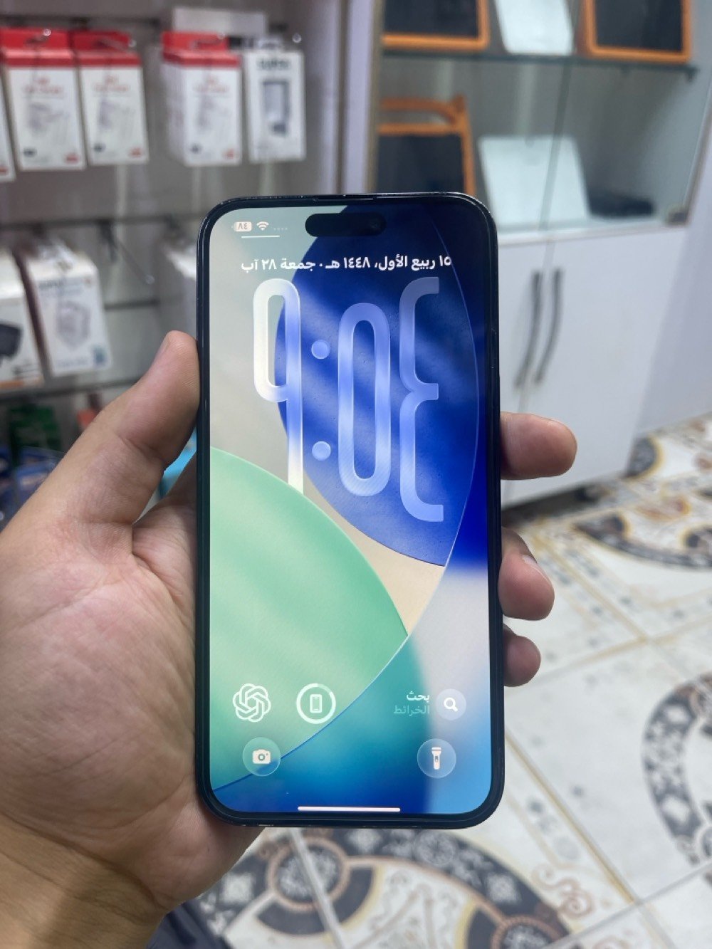 ايفون 14 برو ماكس 
ذاكرة 256 
مبدل شاشة اصلية 
وبطارية اصليه 
جهاز نضيف شخط مبي 
نسبه بطاريته 100‎%‎ 
السعر 750 الف 
المكان : قضاء الغراف