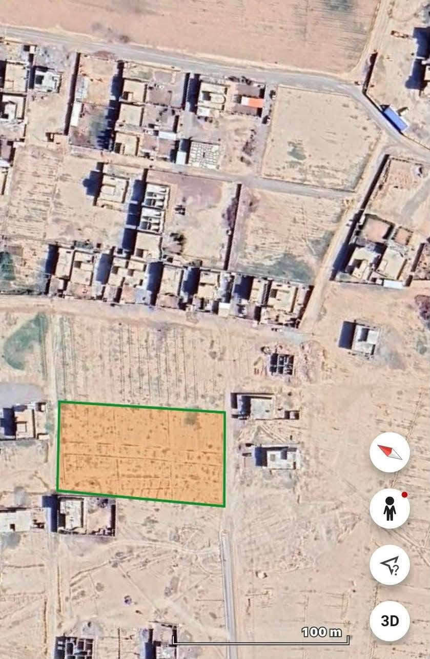 قطعة أرض • نص دونم • قرب جامعة النبراس