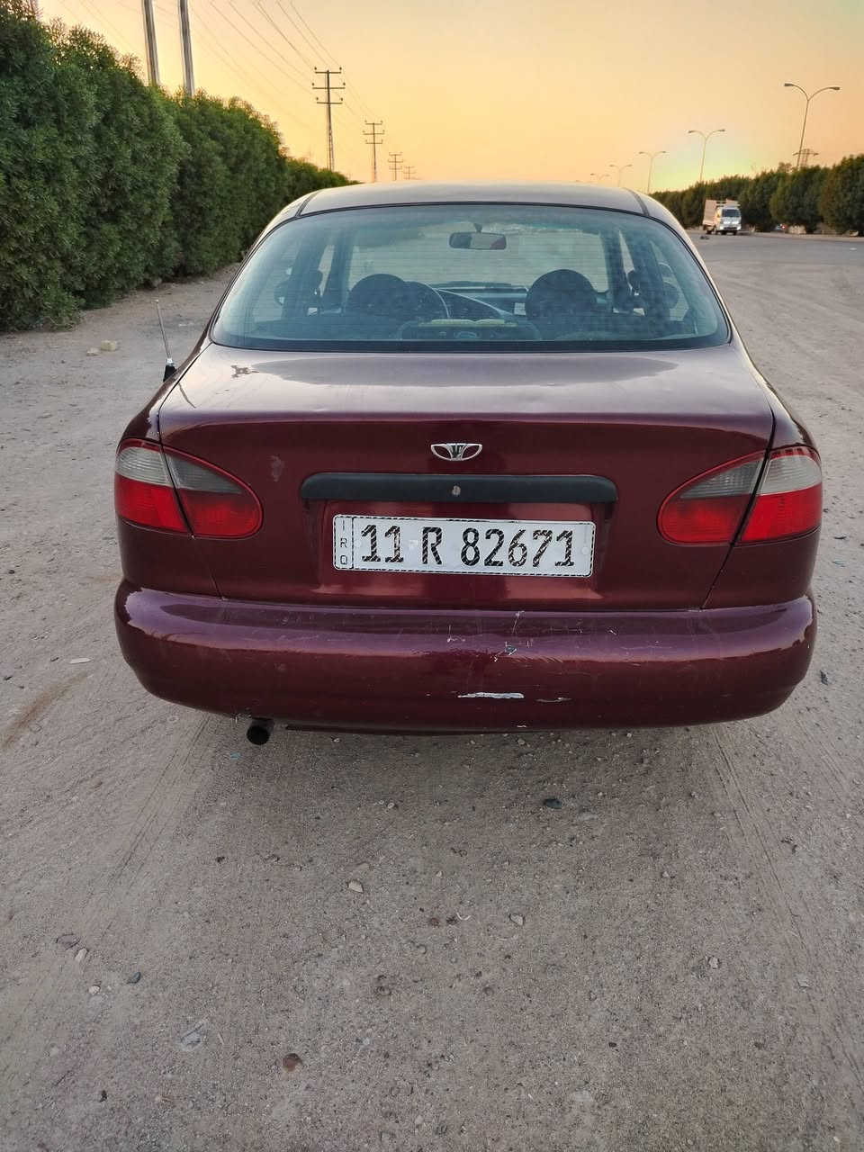 للبيع دايو لانوس موديل ٩٧ محرك كير بحاله جيده تخم تاير سنويه ورقم جديد تحويل مباشر نقص تبريد بي ليك الكشر مصبوغ عارضهه ب٣٠ وبيهه شي بسيط مكاني ابو غريب النصر والسلام رقم ***********
