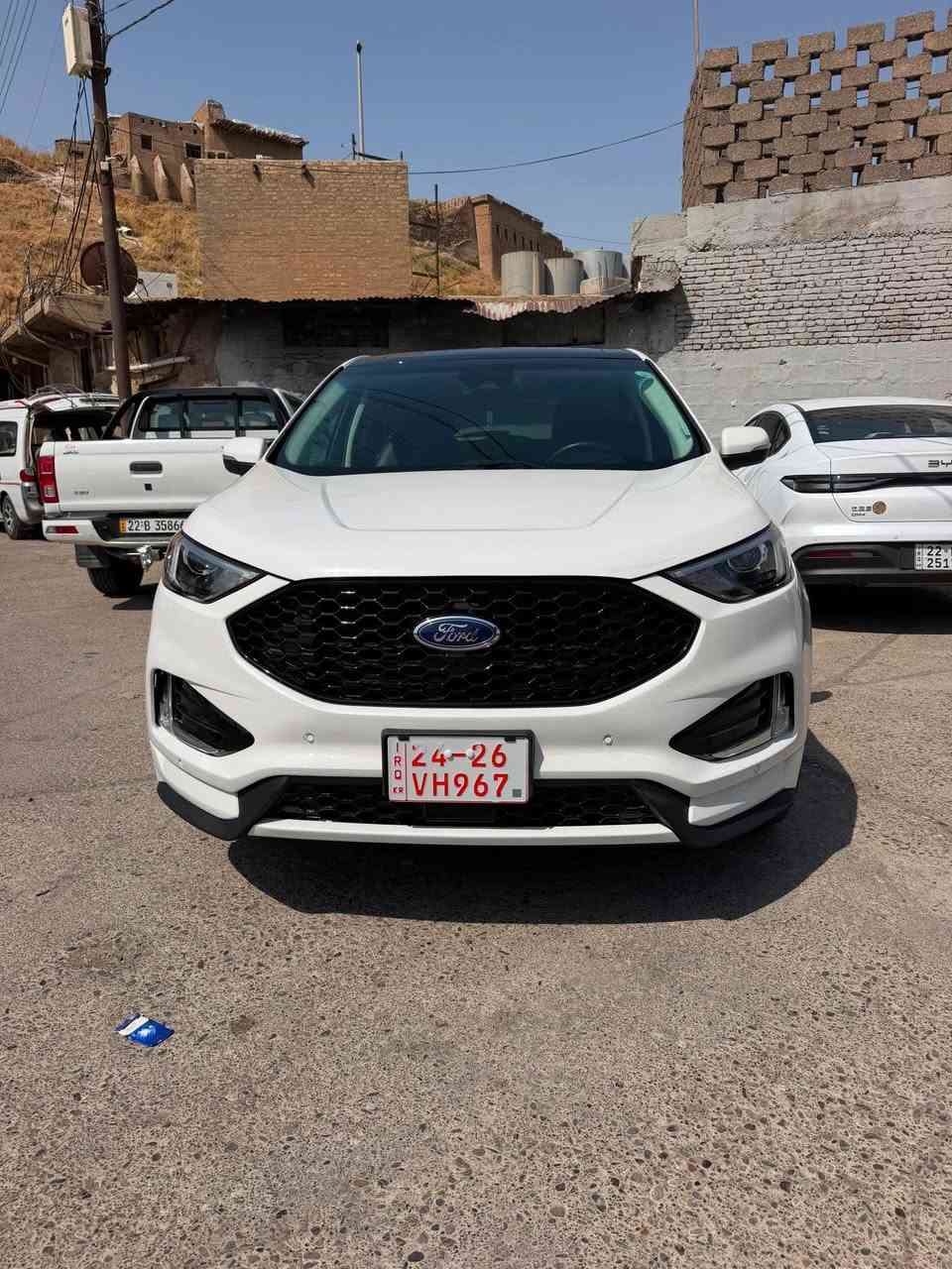 فؤرد ايدج ٢٠٢٤ تيتانيوم كه نه دي كلين تايتل 
فول فول 
پانؤراما گوشن خزن گوشن هيته ر صندوق شاپ 
شاشه گه وره بي صبوخ بي داخلي ايرباگ شان و سوكان بيلادي دانرايته وه له كه نه دا گير مكينه هه موو گياني به شه رت ٤٢ مايل ر ؤشتوه 
تب هه ولير كاتي ٤٥ رؤژي ماوه *********** أربيل, العراق
