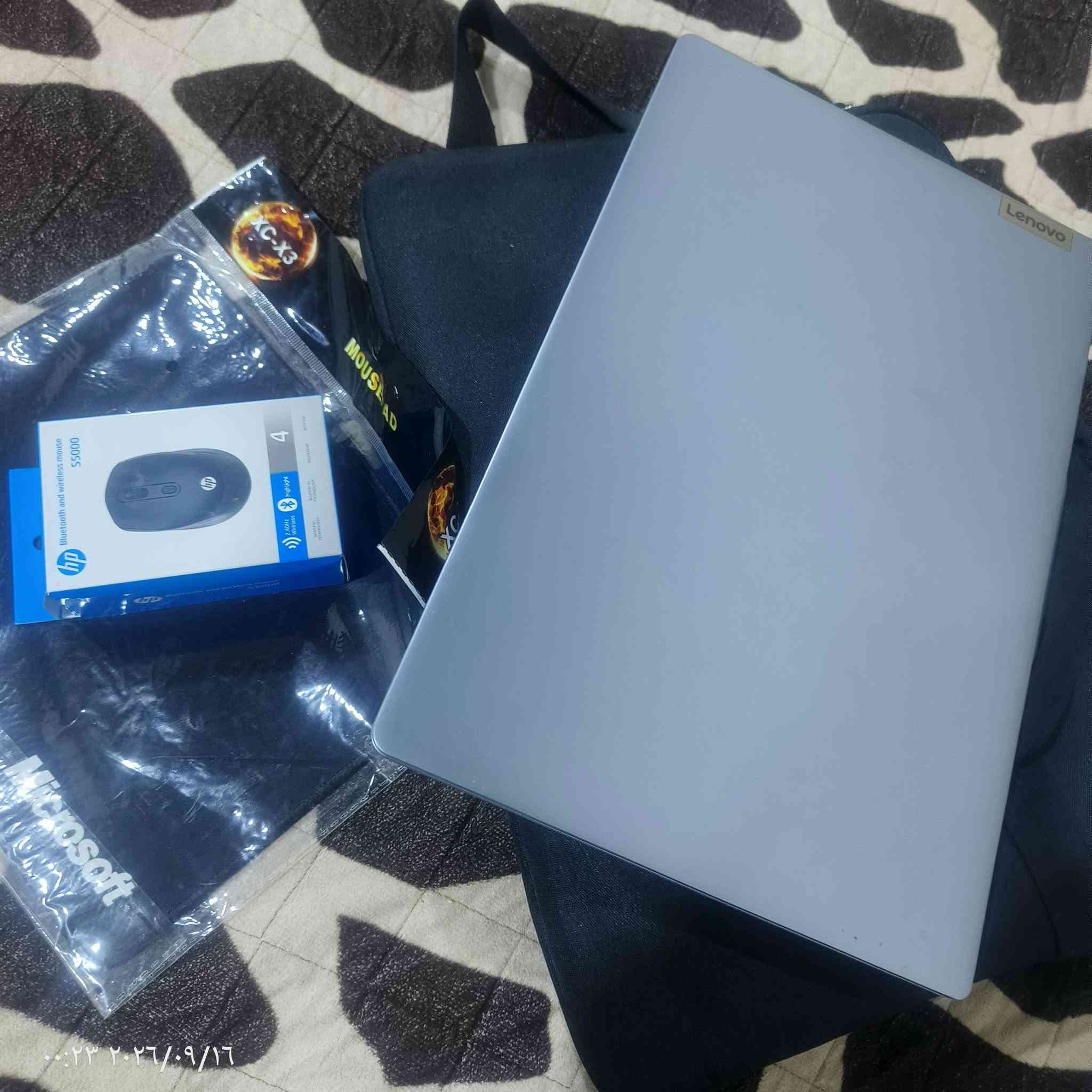 Lenovo v15 g4
مستعمل اقل من شهر اخذته من شركة ناروتو الي بالجزائر وبعده بالضمان، مواصفاته بالصور ومعروفه 
كامل ملحقات + ماوس وماوس باد وجنطة بعدهن ما مفتوحات بالكارتون 
نهايته 700
بصرة زبير حي الصحفيين 
واتساب ***********

نص مكتوب في الصور:
- السوق المفتوح OpenSooq
- ٠٠:٢٣ ٢٠٢٦/٠٩/١٦