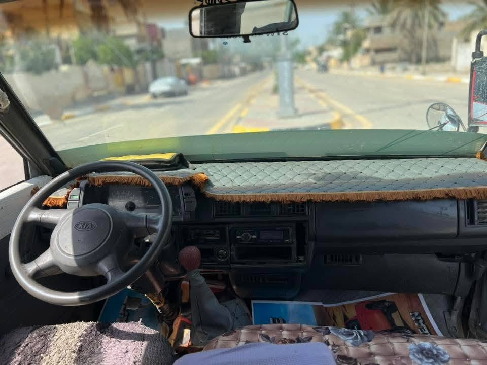 سلام عليكم للبيع كيا بسته موديل 94رقم بغداد دولي أجره سنويه نهاية 2029 مصفره   تحويل أو  وكاله  مكينه وكير اكسن زين كهربائيه كله شغاله كشر بلادي  مكان ديالى سعر 28 وبيه مجال  ***********
