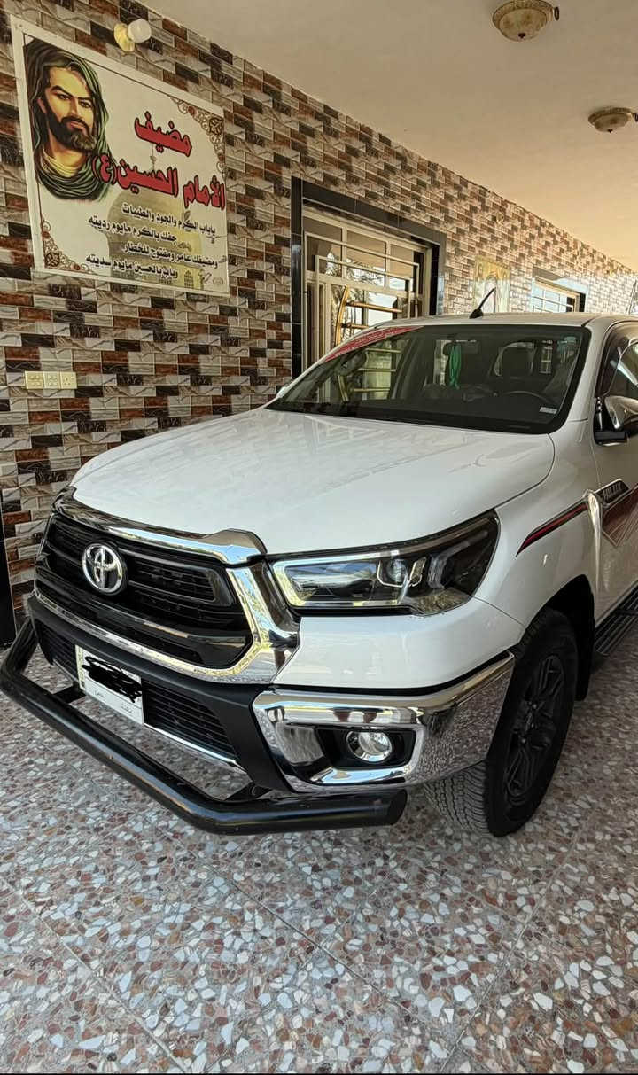 تويوتا هايلوكس خليجي2023
وكاله ساز مكفوله كفاله عامه 
فور ويل 4X4
گير أوتوماتيك
مواصفات فول 1/1
مرايا شفط
جكات بنيد
رقم بغداد باسمي تحويل مباشر
سنوية 2029
تبريد وتدفئة كشنات
سونار
ماشية 38 ألف كم
بصمة تشغيل
بصمة أبواب
السيارة مغلفة PPF
بنيد بجم كامل
دواخل السيارة مغلفة
تايرات شركة
السبير ما نازل
السيارة على وضع الشركة

مكاني : واسط الصويرةرقم: ***********
