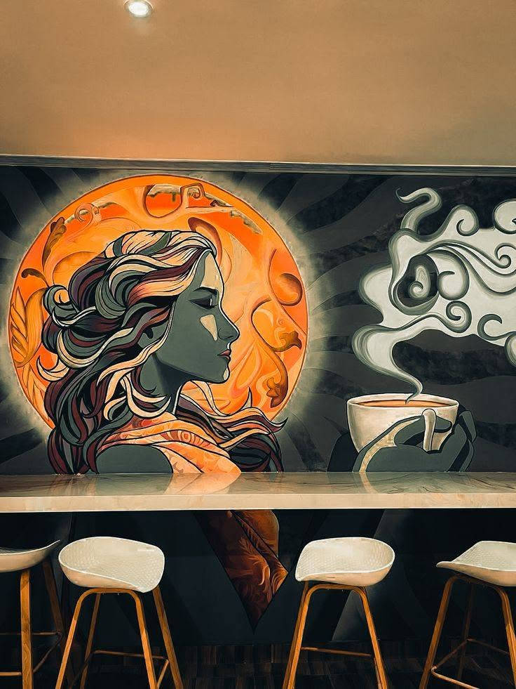 صبغ اسود طافي • رسم جدران • ديكورات
