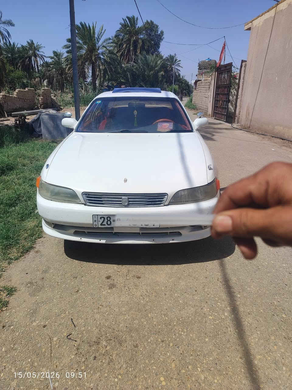 السياره  بسمي مداور  شرط   مكينه   بيه يطغات  الشراي  يتواصل 
 على الرقم   *********** مكان السياره ذي قار

نص مكتوب في الصور:
- 15/05/2026 09:52
- 15/05/2026 09:51