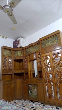 نجارة عراقية • جزيرة الخالديه • غرفه خشب