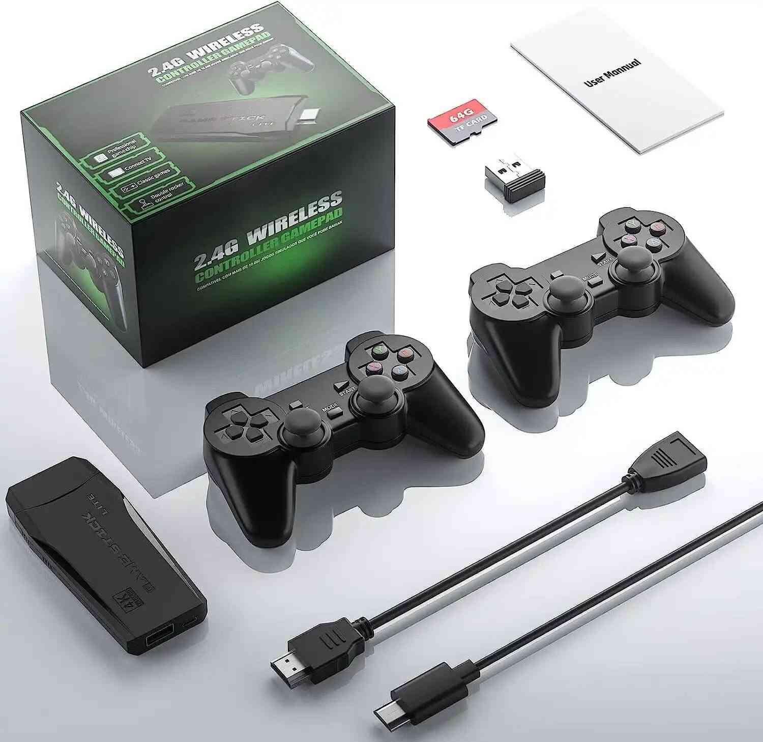 🎮 Game Stick Lite 4K
حوّل أي شاشة إلى منصة ألعاب كلاسيكية خلال ثوانٍ!

✅ أكثر من 10,000 لعبة جاهزة للعب
🎮 يأتي مع 2 يد تحكم لاسلكية 2.4G
📺 يدعم دقة 4K HD
⚡ توصيل سريع Plug & Play
🕹️ ألعاب كلاسيكية من أشهر المنصات
📦 جميع الملحقات الأصلية داخل العلبة

💰 السعر: 22,000 دينار فقط

📍متجر دار المبيعات
أحدث الأجهزة والإكسسوارات بأسعار منافسة وجودة مضمونة
***********
