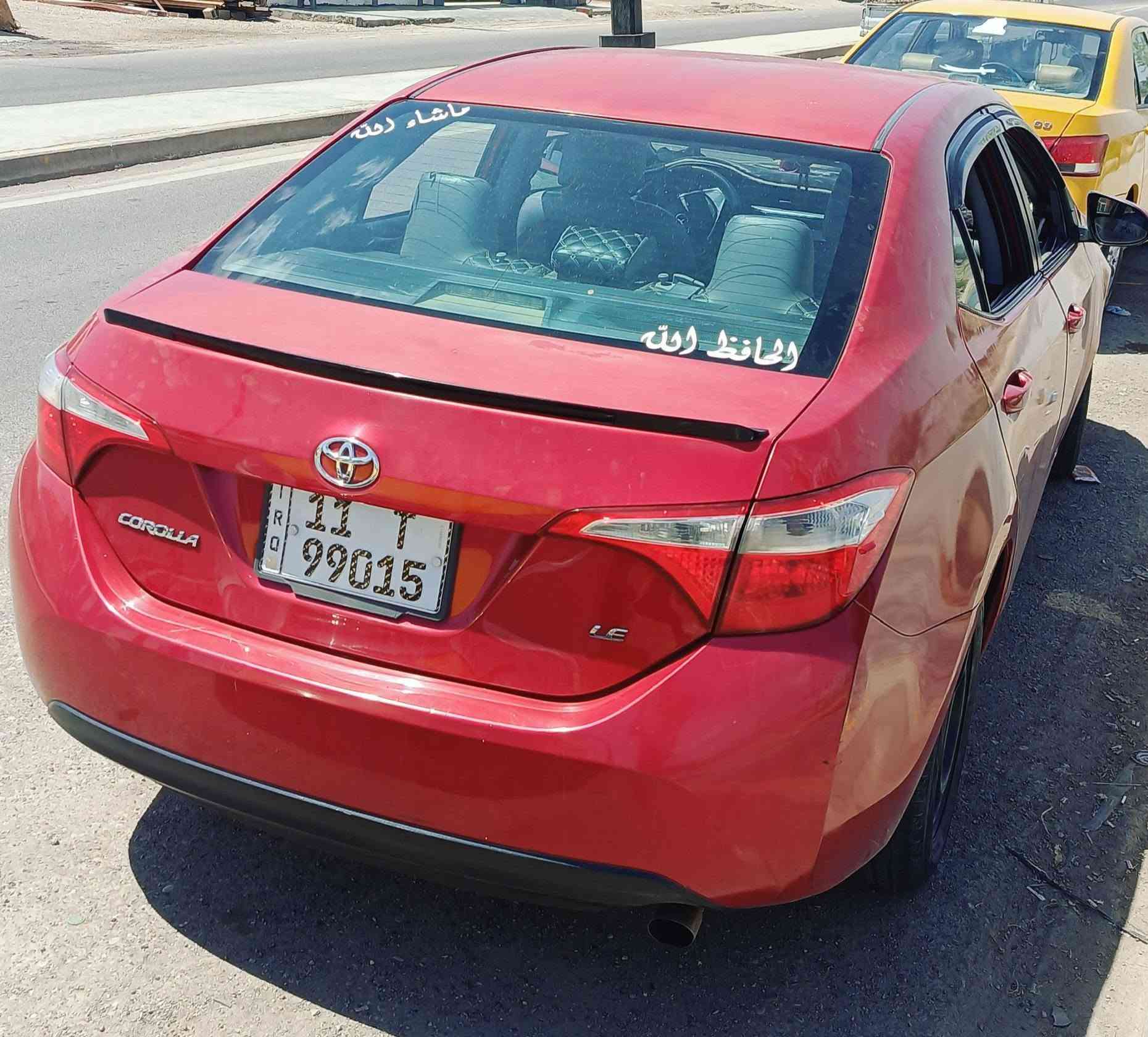 سلام عليكم اخوان كورله 2016وراد أمريكي ضرر قطعتين تبديل فقط سياره بدون دواخل بدون ايرباك مكينه كير كفاله تبريد تئدفعه شغال خير من الله سياره حداديه صدر أمامي خلفي مكفول ربع دينار ماتخلي عليهه  سياره سنويه بسمي لغايه 2029عنوان ديالى بلدروز الإتصال على الرقم التالي ***********
السعر 105$
