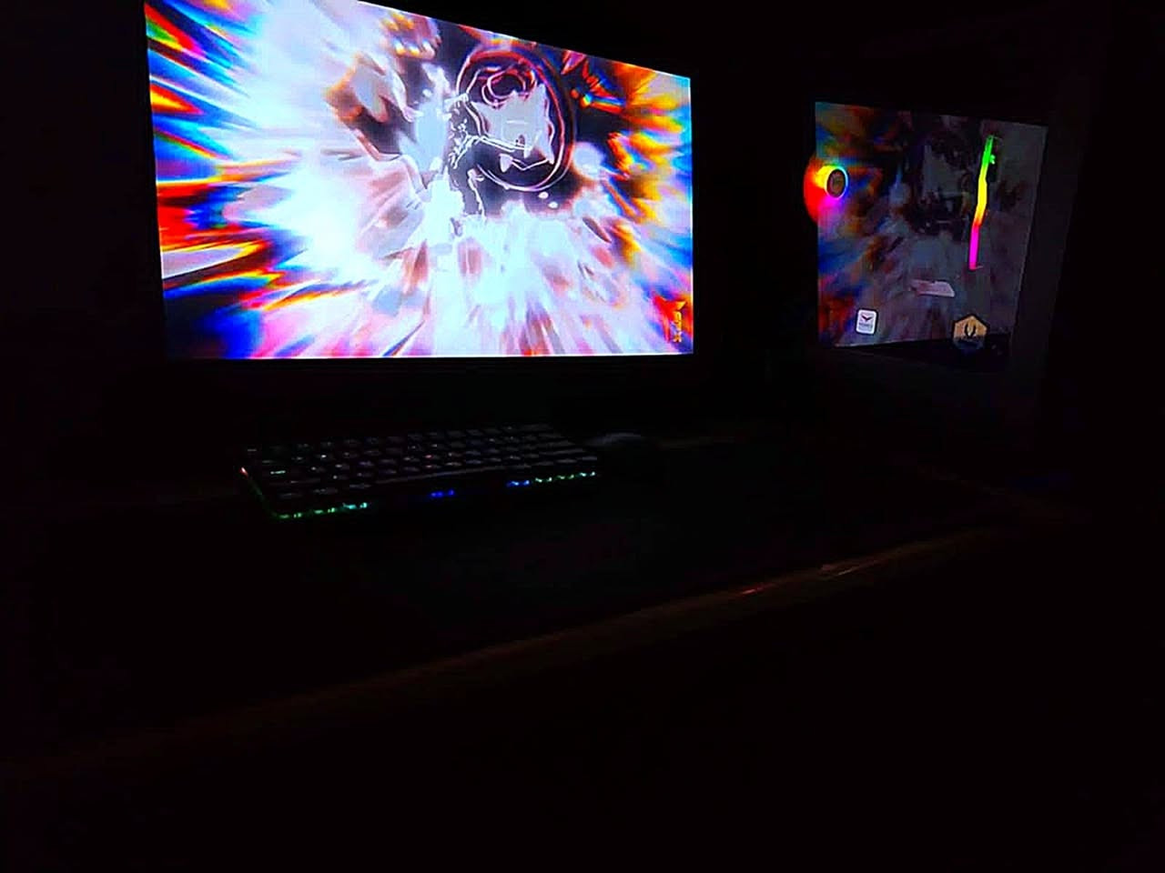 سيت اب pc مواصفات ممتازه للمراوس مع  ايفون 16 برو ماكس او كلاكسي S26 الترا اهم شي نظيف 
----------
المواصفات :-
CPU - AMD RYZEN 5 5500 
GPU - RTX 3060 12G ZOTAC GAMING
MB - ASUS B450M PRIME 
RAM - 16G 3200 T-FORCE RGB
HARD - M.2 NVME 256GB BULLET
CASE - GAMING 4FAN RGB 
-----------
الملحقات :-
الشاشه : BLACKWOLF 165HZ FHD IPS 27
الماوس : HAVIT RGB 
الكيبورد : GAMING MECHANICAL 60% RGB
ماوس باد FANTECH 
----------
كراتين القطع اغلبها موجوده
مكاني بغداد - الحريه
رقمي ***********
