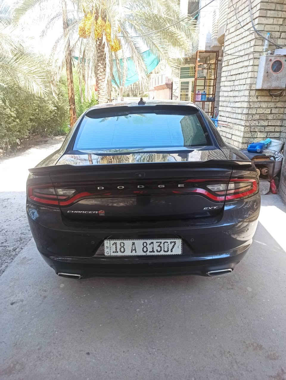 سلام عليكم دوج جارجر موديل 2018مكفوله بدون حادث كلين رقم بابل انكليزي بسمي تقرير بيهه نسبه غرق سياره جديده ماشيه 178مكينه كير حداديه تخم تاير كله جديد بيع فقط بدون مراوس سياره بصمه وكشن كهرباء تشغيل عن بعد حلوه وجاهزه السعر 195وبيهه مجال للشراي مكانهه كربلاء الحسينيه ***********خاص ماموجود
