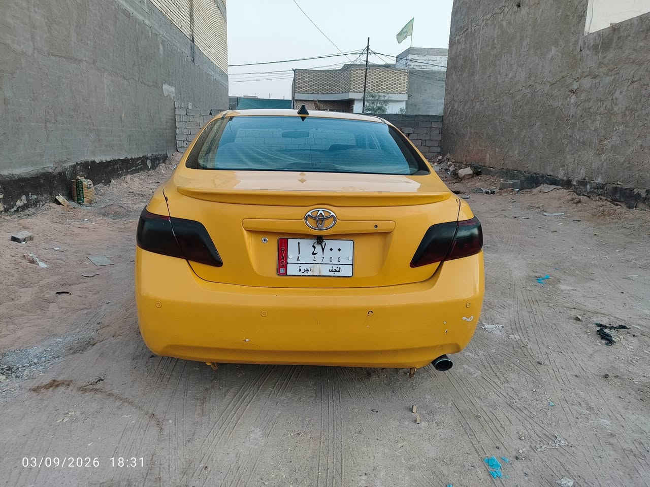 السلام عليكم 
كامري 2009  خليجي نجف الماني مصفرة هيئة وغرامات مكفول ماعدا باب السايق مبدل محرك 2400 خير من الله و التبريد قطعتين نقص كمبريسر فقط والحدادية نص عمر ، السيارة بسمي وسنويه 2028.
السعر 70 وبيه مجال
*********** واتساب

نص مكتوب في الصور:
- 03/09/2026 18:30
- 03/09/2026 18:31