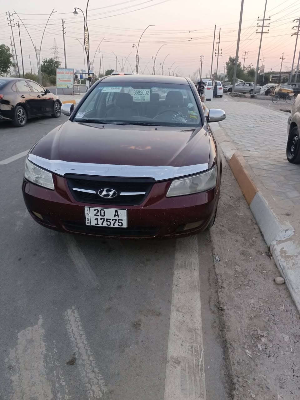 سوناتا 2008امريكي محرك 2400شرط لا صرف ولا بخار كير ممتاز تخم تاير ياباني تبريد ثلج صدر وسط صبغ حزام بدون دواخل رقم ديالى دولي سنويه جديده شرط تحويل سعر 82مكان بعقوبة تقاطع القدس ***********
