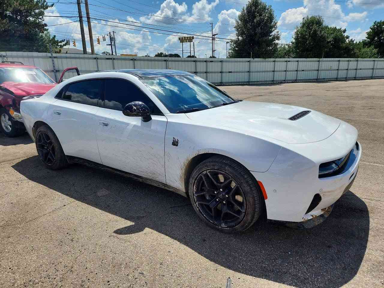 🔥🚘 **قريباً في المزاد** 🚘🔥

**2026 DODGE CHARGER SCAT PACK**

سيارة سبورت بمواصفات مميزة وتستحق المتابعة 👌

▫️ **الموديل:** 2026
▫️ **اللون:** أبيض 🤍
▫️ **المحرك:** 3.0 تيربو 🔥
▫️ **الوقود:** بنزين
▫️ **الحالة:** تعمل وتسير ✅
▫️ **الممشى:** 595 ميل فقط

🇺🇸 **السيارة في مزاد أمريكا**

📍 **موقع الشركة:**
بغداد – المنصور – شارع البرج
مقابل التفاح الأخضر

📞 **للاستفسار:** ***********

🔥 **خلوكم على الموعد… مزاد قادم!**
