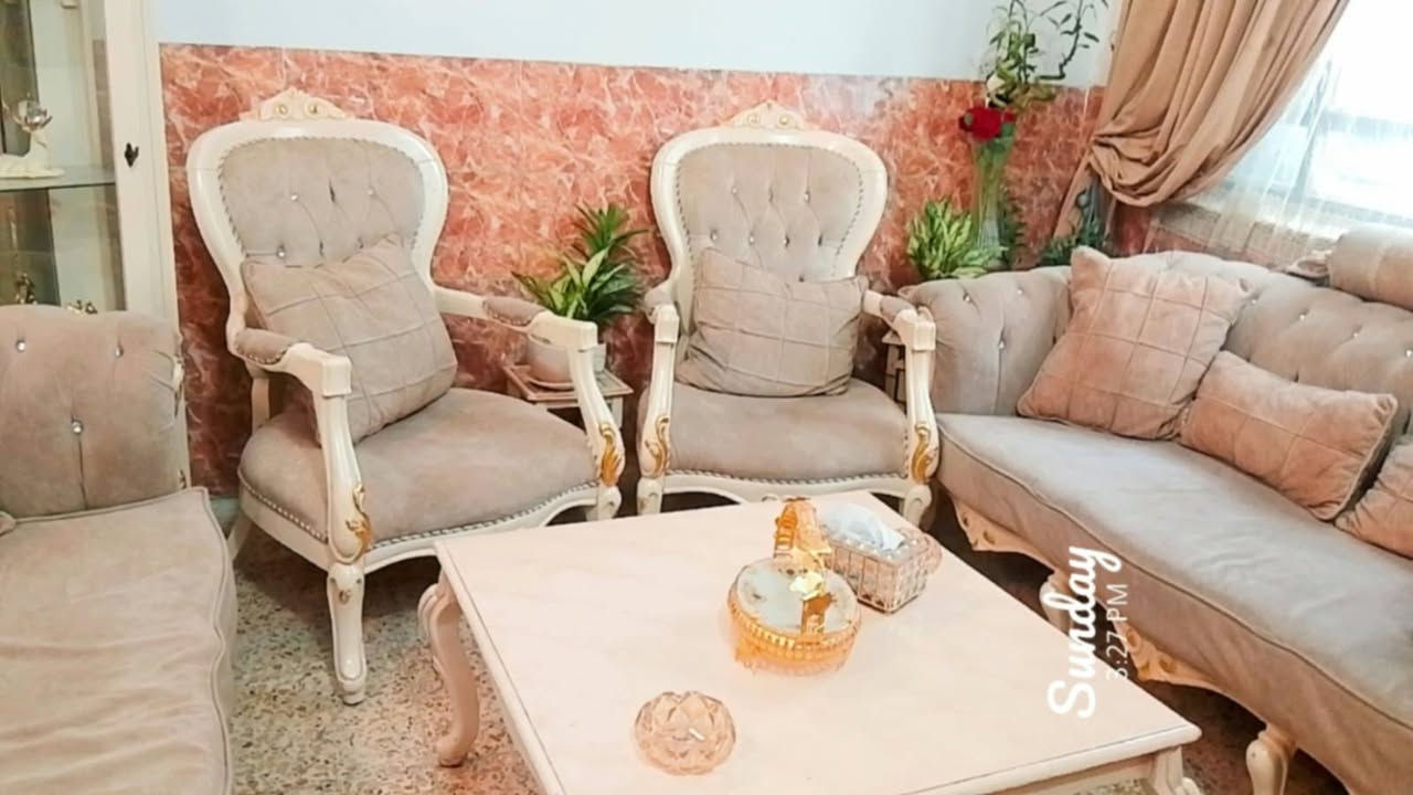البياع الشرطه الخامس • فاترينة زجاج • ميز طعام ٦ كراسي