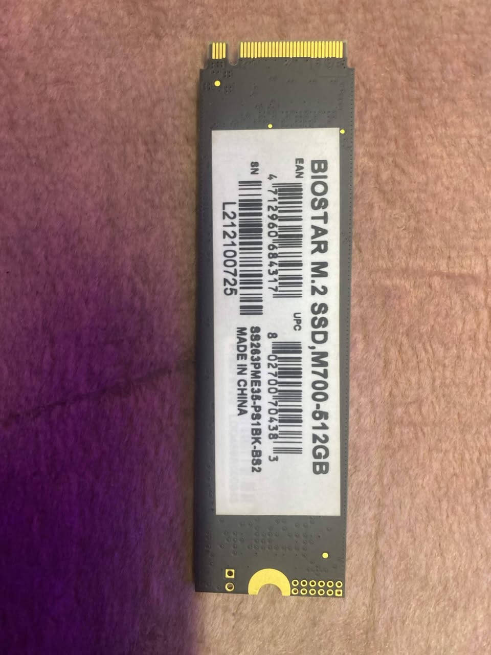 سلام عليكم متوفر هاردات للبيع استخدام قليل
M. 2 512gb 75 الف
Ssd 1t لكسر 130الف
Ssd 1tبولت 110الف
مكاني بغداد حي اور شراي تعال خاص او اتصل ***********
