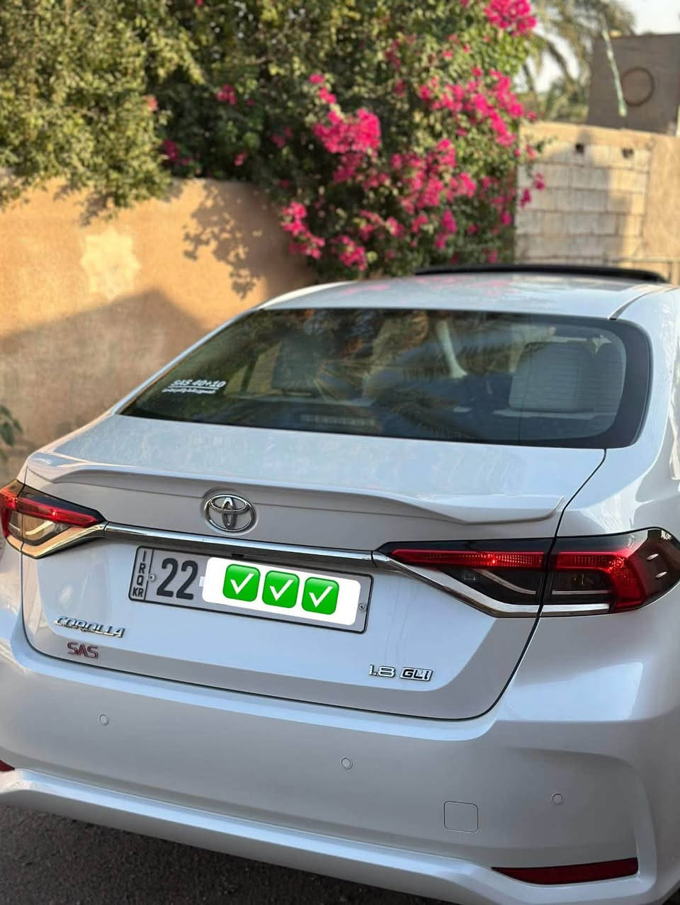 يا الله ..عرض جديد 🆕 (محمد الحمداني 🥇)
للبيع كورولا 2025 ساز (بانزين أصلي )✅🎌

سيارة شبه الزيرو 770 كيلو متر فقط (زيرووو)✅🔥

كفالة عامة وتامة (شرط السونار )✅

فول مواصفات 1/1 ساز أصلي باب أول 🎌✅

فتحة (سلايت)✅

بصمة✅

تشغيل بصمة+بصمة أبواب✅

شاحن لاسلكي✅

شاشة (كار بلي +أندرويد أوتو )✅

كامرة خلفية دوارة ✅

حساس أمامي +حساس خلفي ✅

عداد ديجتال ✅

تبريد شاشة ✅

وبعد الكثير من المواصفات ✅🇯🇵

السعر 205$🔥🔥🔥(وماكو هيچ سعر لو تفتر العراق كله)

للأستفسار الأتصال على الرقم التالي ☎️

***********+واتس أب ايضاً متوفر ✅

مـحـمـد فـؤاد الحـمـداني ✅🥇
