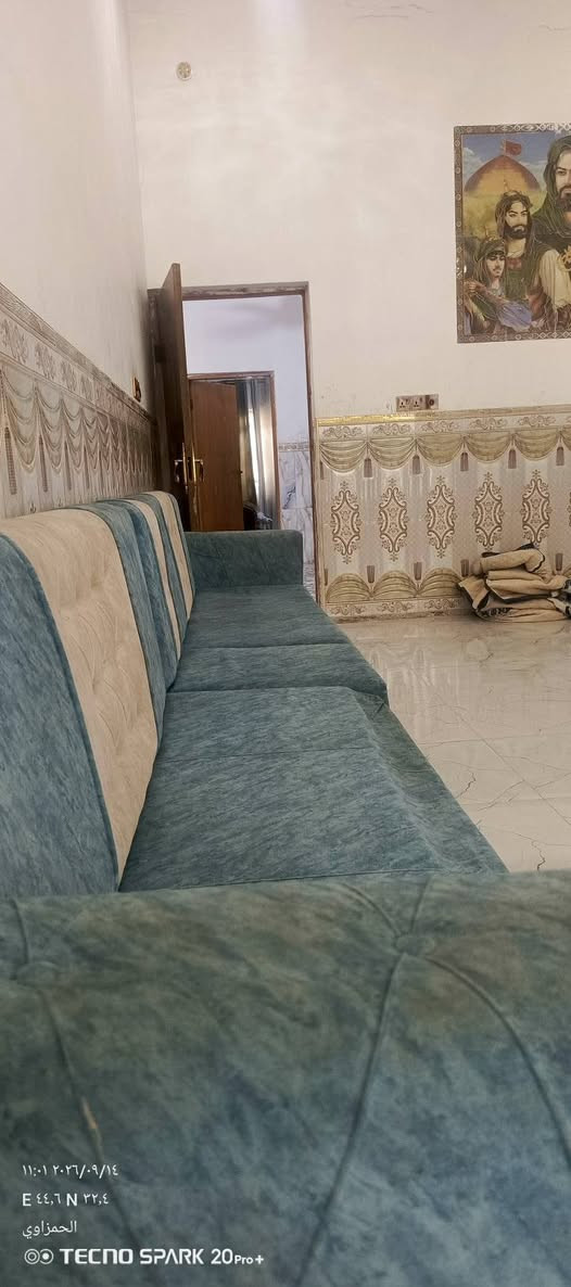 السلام عليكم ديوان مستعمل 20 نفر
***********

نص مكتوب في الصور:
- ١١:٠٠ ٢٠٢٦/٠٩/١٤
- E ٤٤,٦ N ٣٢,٤
- الحمزاوي
- TECNO SPARK 20 Pro+
- 11:00 ٢٠٢٦/٠٩/١٤
- ٣٢,٤ N ٤٤,٦ E
- ١١:٠١ ٢٠٢٦/٠٩/١٤
- ٤٤,٦ N ٣٢,٤ E
- Essam N ٢٢
- أم حمودي