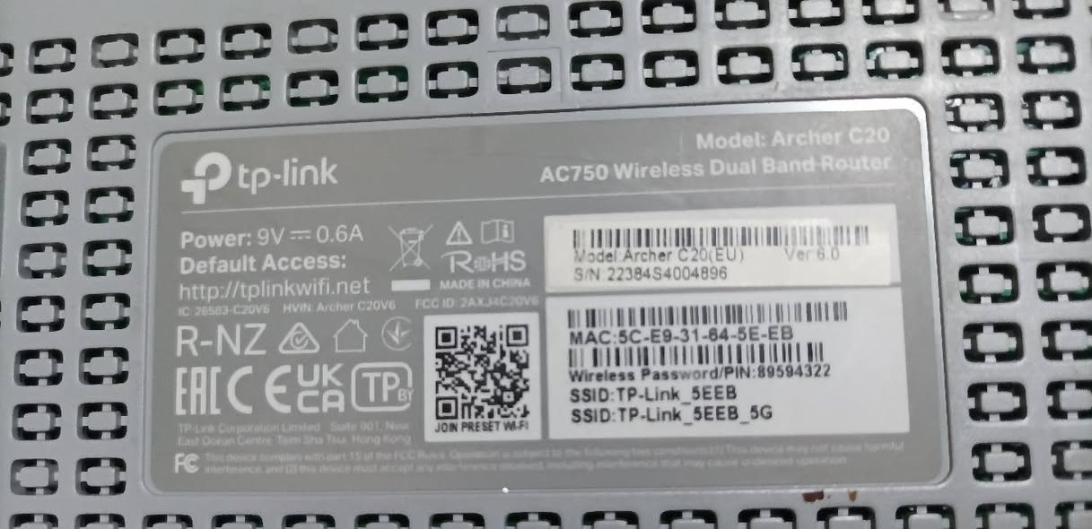 لـلبـيـع راوتـر:tp-link archer c20
شغال 100٪ ومجرب+كامل مع كيبل الكهرباء + كيبل ايثرنت
السعر :25 الف وبيه مجال بسيط...
العنوان/النجف الاشرف (الكوفه)/شارع نجف-بغداد/قرب جسر الامام علي(ع).
للاستفسار الاتصال على الرقم:*********** او مراسلة الصفحة في الخاص.

