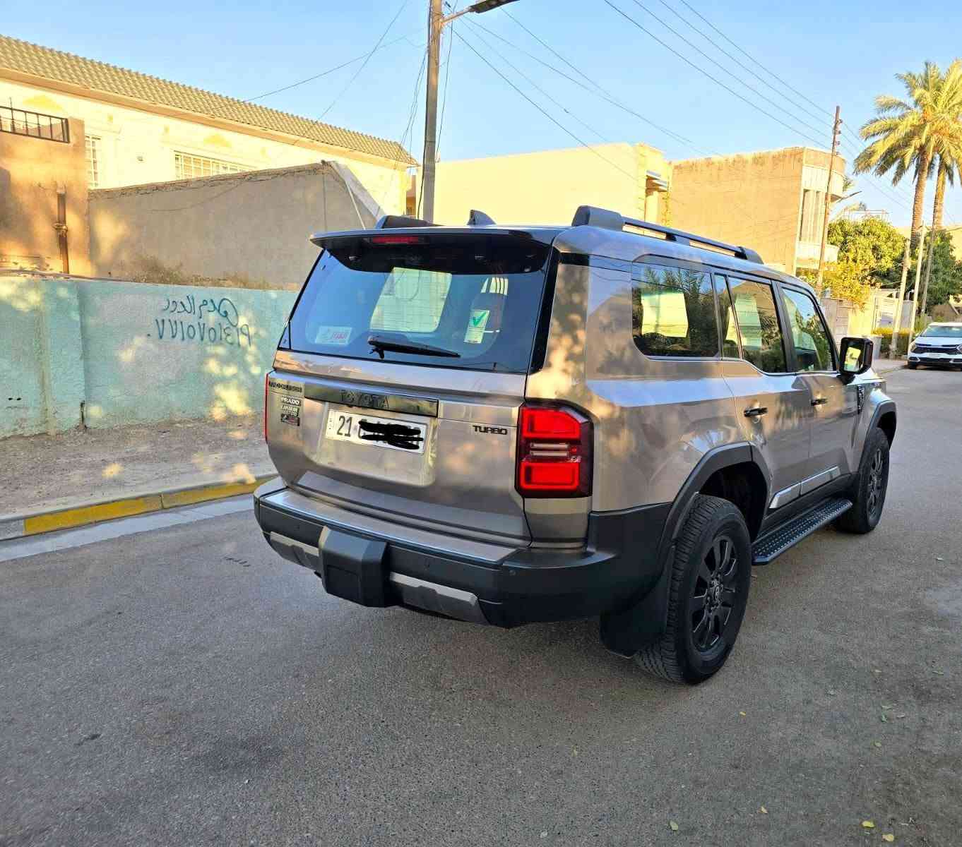 سلام عليكم.... 
برادو موديل 2024
ادفنجر A4
فول مواصفات 
كامرات 360
داتا شو
كشنات تدفئة وتبريد كهرباء 
نفقطة عمياء
حساسات امامي خلفي
هندبريك كهرباء
جنطة كهرباء
لايتات عدسات  LED
السيارة شركة SAS 
مكفولة من الحادث والصبغ
مكان بغداد كرخ
سعر498$
***********
