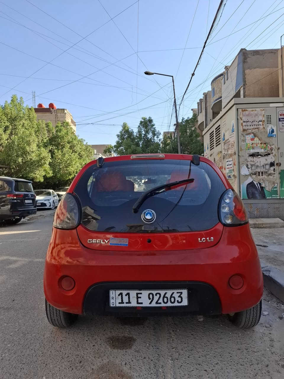 جيلي باندا ٢٠١٣ لون احمر رقم بغداد الانكليزي سيارة نظيفة مال بيت ادامة كاملة تخم تاير جديد السعر ٥٥ ورقة بيه مجال بسيط 
ما عجبك المنشور تخطاه مكاني بغداد حي القاهرة ***********
