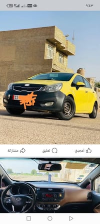 كيا ريو 2012 خليجي للبيع السعر 70 بيه مجال بصيط بعد الشوفه رقمي 078189...