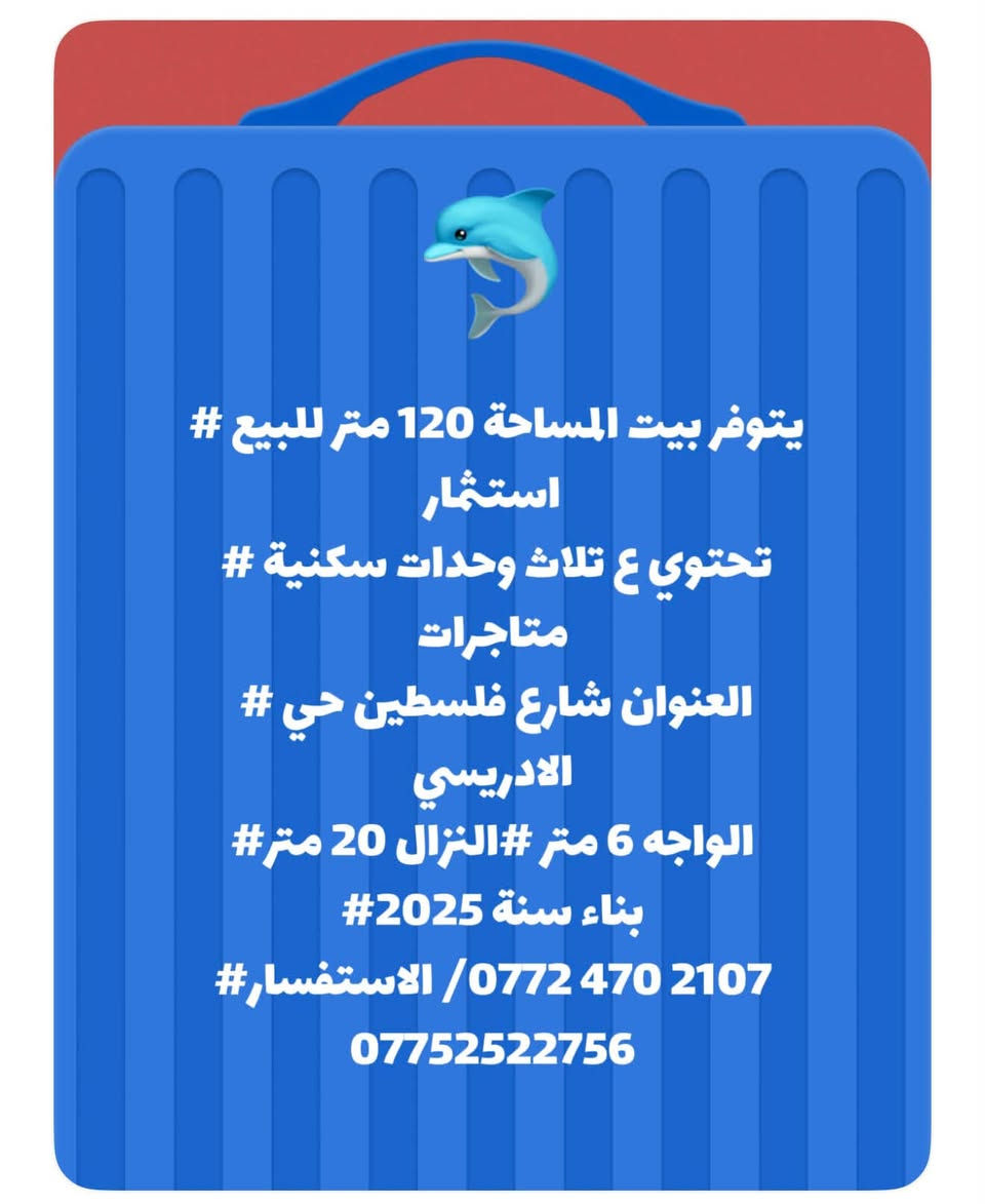 شارع فلسطين • حي الادريسي • ٨٠م