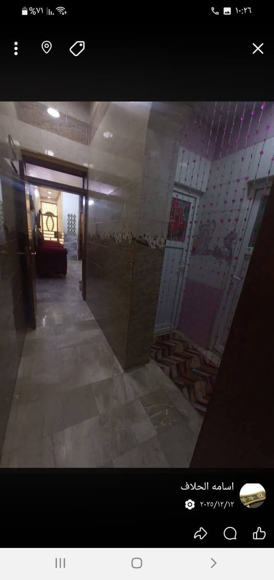 السلام عليكم بيع بيت زراعي سند ٢٥ المساحه ١٠٠م البناء  طابقين بناء درجه اولى تفاصيل البناء (بيت مدخلين مدخل الاول على منور والثاني على الصاله هناك باب قطع دفتري بين الصاله وبين هول الحولي درج حلزوني نص مهفه باب من هول الحولي الى الحمام + تواليت منفصل ومعزول وبل اخير مطبخ الطابق الثاني غرفتين + بيتونه جبيره + سطحين - الارضيه الطابق الاول مرمر عماني الطابق الثاني بورسلين المجاري الامل الشريف علما ان اساس رفت درجه اولى  الكهربائيات كل بيت درجه اولى ويمكنك تشغيل جميع نقاط هيترات البيت مؤسس نظام الكامرات + السبالات + الستلايت نظام تأسيس ممتاز   المكان الدوره حي الزيتون الاول  مقابل الصحه ثالث فرع   الخدمات ( ماء / كهرباء / مجاري / تبليط / انترنيت ) وكل الخدمات متوفره السعر ١٦٠ مليون وبي مجال للتواصل ( ***********/ ***********)
