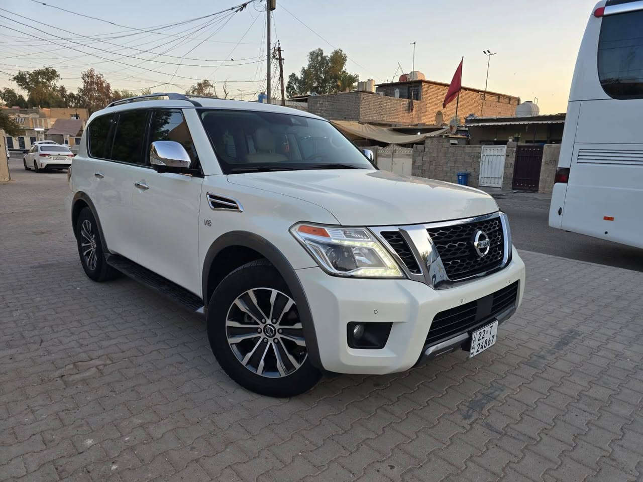 السلام عليكم سيارة نيسان ارماده موديل 2020 كلين مكفولة مواصفات 5 كامرات رادارات محيطية الكراسي كهرباء خلفي وامامي قلاب استيرن كهرباء حساسات محيطية رادارات امامي وخلفي تحكم استيرن فول ويل 20 جنطه كهرباء مكينه 8سلندر فتحه سقف داخل بيجي سيارة فول مواصفات بيهه كتاب تضليل رقمي للتواصل ***********
