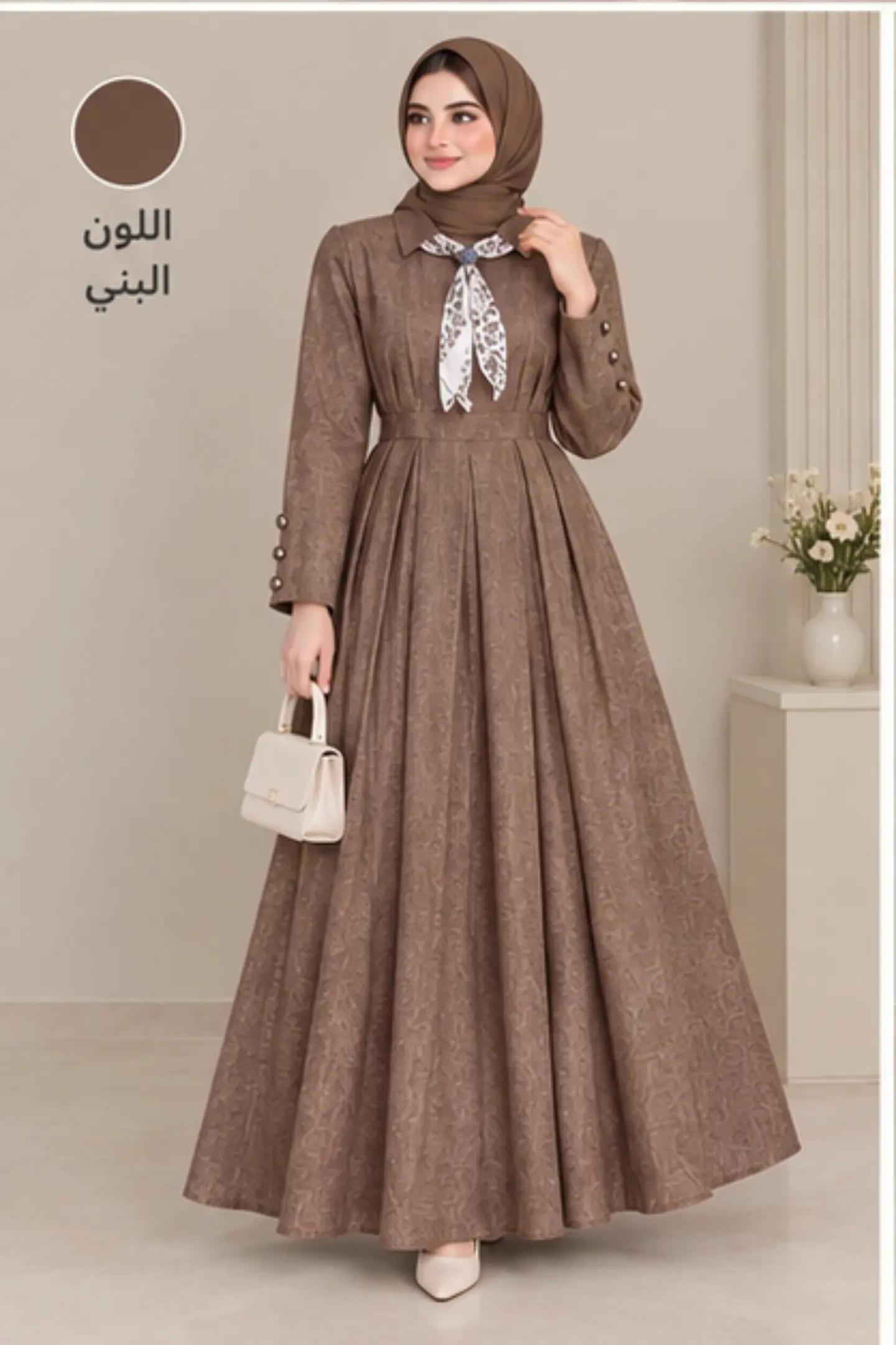 🧿﷽ وعلى الله توكلنا 🧿  # شعارنا التميز  L M فخامه. وجمال. المديل  فستان  يجنن بلبس  🧶🧶نوع الخامة تركي    ❤️ السعر.  (28 }  الف  المقاسات   38🌹40🌹42🌹44🌹46 🌹48

نص مكتوب في الصور:
- اللون الوردي الغامق
- اللون البني
- اللون الازرق
- اللون البيجي
- اللون الرمادي
- اللون الأزرق