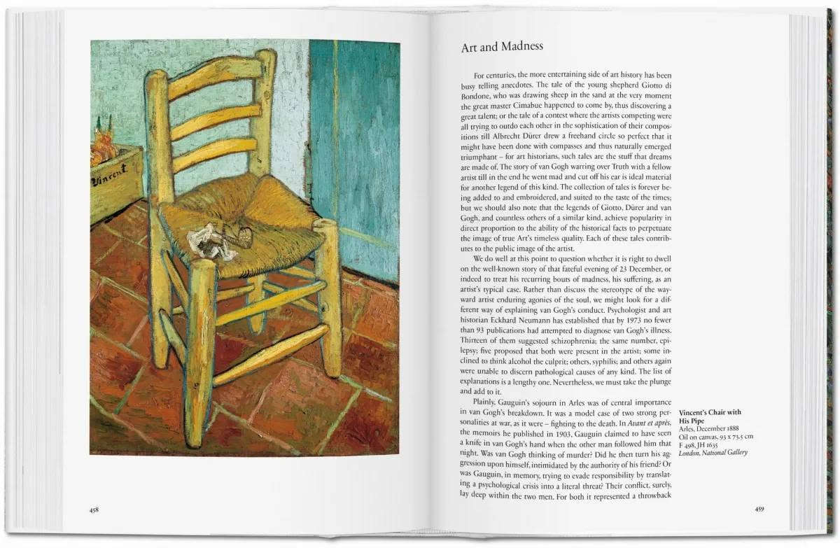 كتاب "فان گوخ - الأعمال الكاملة" (Van Gogh. The Complete Paintings)
السعر 50 الف
التواصل : واتساب *********** 

ورق زيتي 

 الوصف:
موسوعة فنية شاملة تضم جميع أعمال الفنان العالمي فينسنت فان گوخ. ورق زيتي + هارد گفر يقدم الكتاب دراسة توثيقية كاملة لحياة الفنان ورحلته الإبداعية، مصحوبة بجميع لوحاته الـ 871 مع تحليلات فنية وتاريخية لمراحل حياته المختلفة.
نوع الكتاب: كتاب فن وتاريخ فني / سيرة ذاتية وتوثيقية (Art & Art History / Catalogue Raisonné).

 المؤلفون: إنجو ف. فالثر (Ingo F. Walther) ورينر ميتزجر (Rainer Metzger).
الناشر: دار نشر TASCHEN (ضمن سلسلة Bibliotheca Universalis).

 أهم محاور وفصول الكتاب:
البدايات والتكوين (إيلين وحقول هولندا): المراحل الأولى وتأثره بالواقعية ولوحاته المظلمة مثل "آكلو البطاطس".
مرحلة باريس: اكتشاف انطباعية الألوان، الضوء، واللوحات اليابانية.
فترة آرل (جنوب فرنسا): الذروة الإبداعية واللوحات الشهيرة مثل "عباد الشمس" و"البيت الأصفر".
مصحة سان ريمي: إنتاج شاهكارات فنية خالدة من بينها لوحة "ليلة النجوم" (Starry Night).
الأيام الأخيرة في أوفير صور أواز: النهاية الدرامية وتوثيق آخر لوحاته قبل وفاته.
