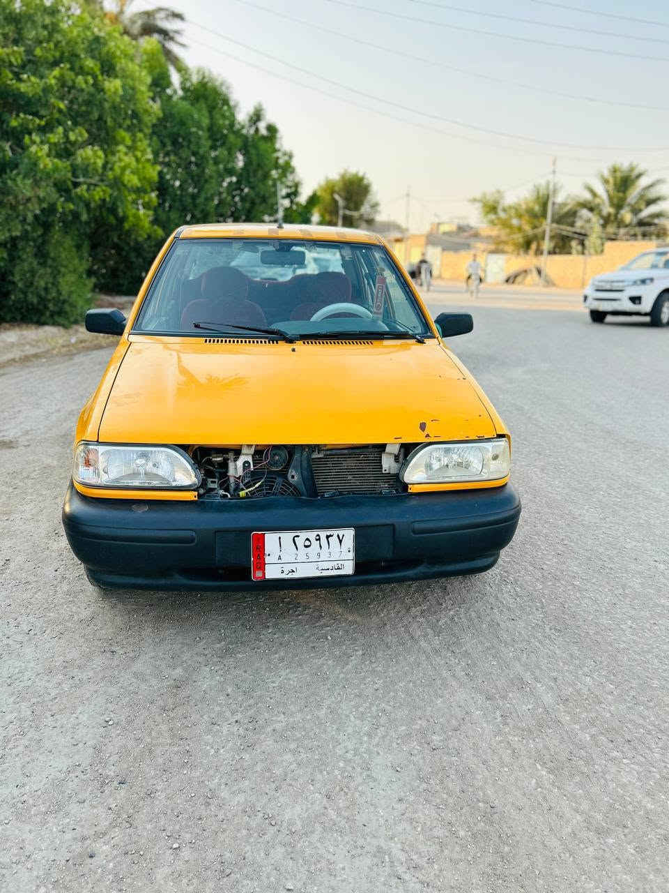 السلام عليكم سيارة سايبة 2018 قادسية موضح  بالصورة السيارة مبدل بيها الجاملغ الامامي بجهه السايق وبس وبيها بارد قليل بالبنيد بعد بيها مكينة يرادلها نص لان تنقص كيرها كفالة مابي كلشي تايرات تخم جدد وتبريد ثلج❄️ وغرامات ماعليها السيارة وهيئة عليها 300 تقريباً هيج سعرها 35وبيها مجال قليل الي يريدها يجي خاص واتساب *********** ..
