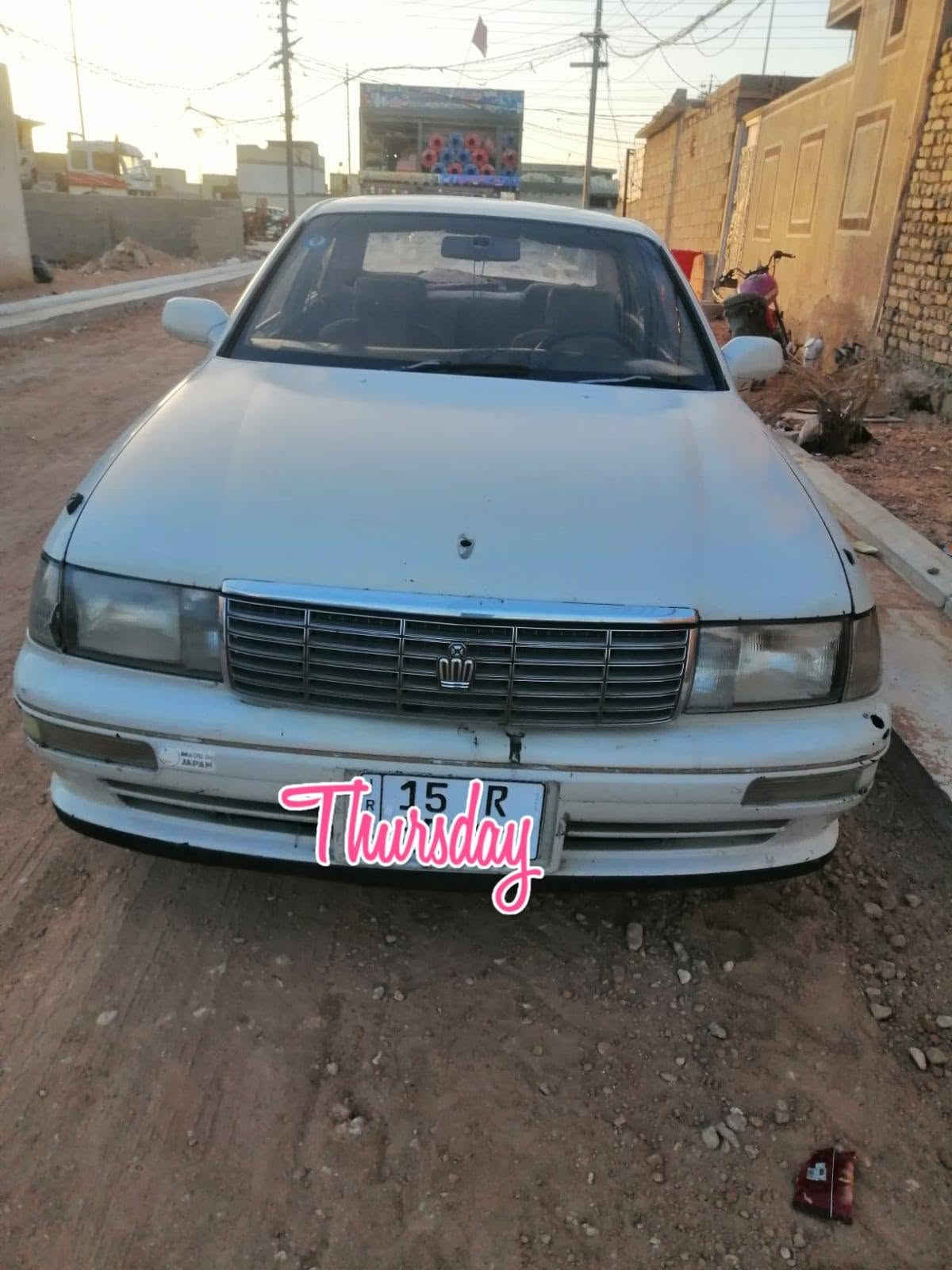 السلام عليكم بطه موديل 94 رقم انبار مدوار ثاني يوم السنويه لسنة 2031 مكفوله من الكص والعيب الشرعي مكينه 2500وكير وحداديه 70/٪ جاهزه السياره من كلشي فقط التبريد مااعرف اشبيه بس الكنبرسر يشتغل مصبوغه عام جماليه الرقم ***********

نص مكتوب في الصور:
- Thursday