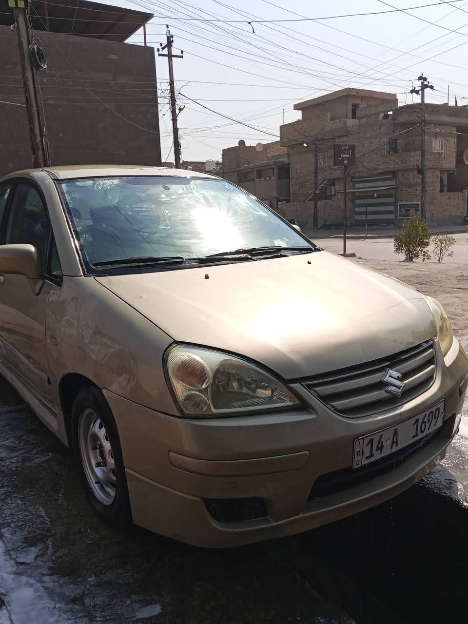 سازوكي ليانا موديل2005 السيارة جاهزة نقص فقط كلچ الكمبريسر مال التبريد فقط مصبوغة عام جمالية بدون ظربة السعر 45 ومجال قليل مكانها البصرة خمسة ميل للتواصل *********** سنوية لل30
